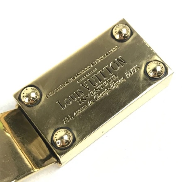 ✨ Louis Vuitton Gold Metal Belt ✨ - Picture 5 of 13